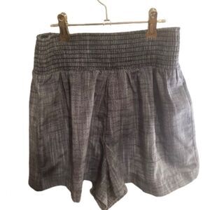 High Waist Gray and Black Shorts 
NWT!
